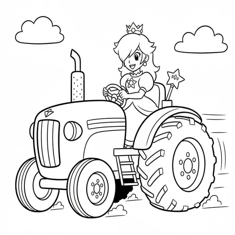 Afbeelding Rosalina gratis afdrukbaar
