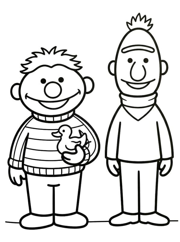 Bert en Ernie gratis eenvoudig