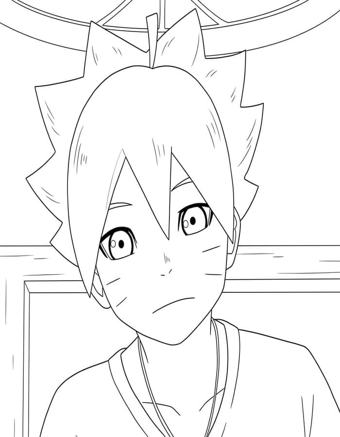 Boruto gratis afdrukbaar