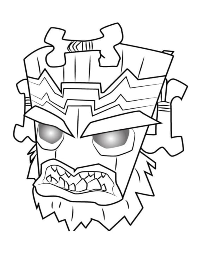 Crash Bandicoot afdrukbaar
