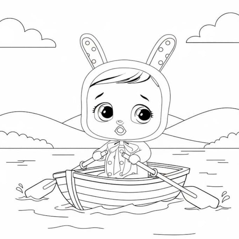 Cry Babies gratis afdrukbaar eenvoudig