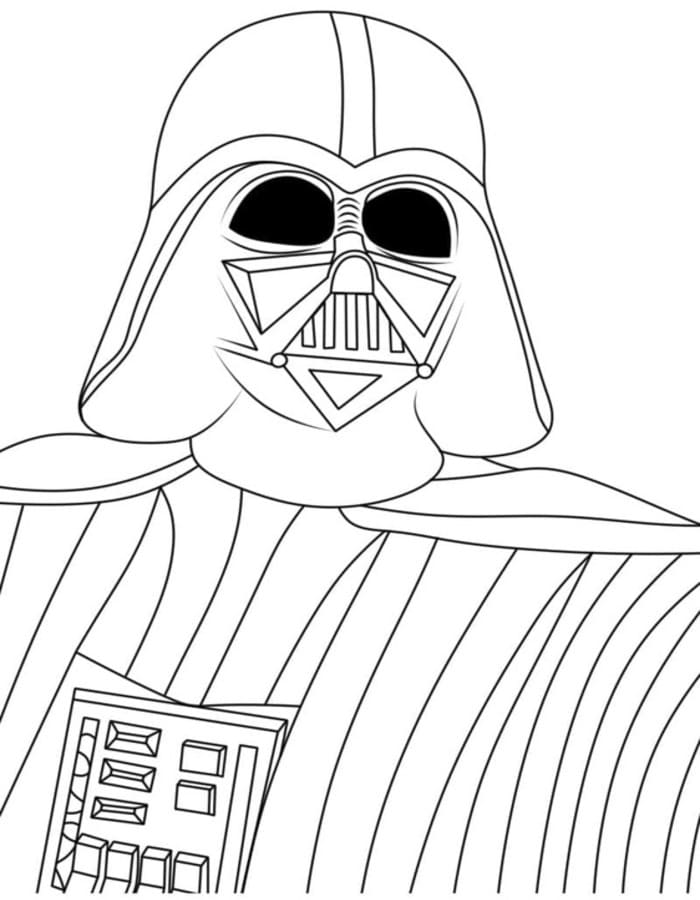 Darth Vader gratis afdrukbaar