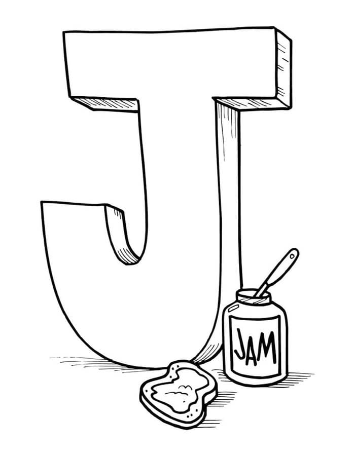 Letter J voor kinderen