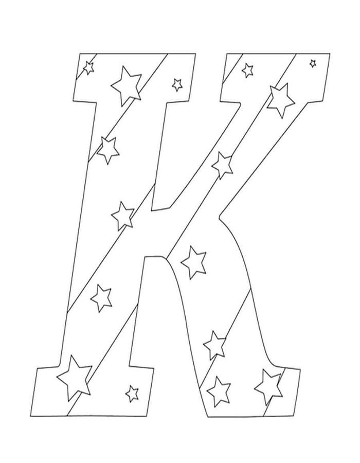 Letter K gratis basis