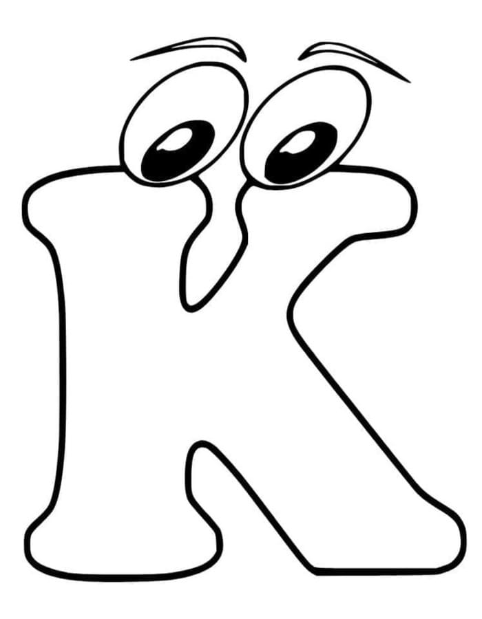 Letter K gratis