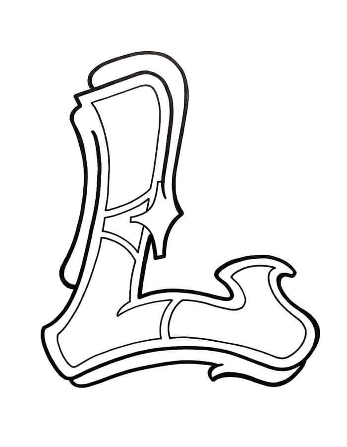 Letter L gratis basis