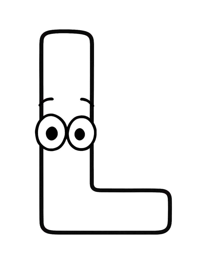 Letter L gratis