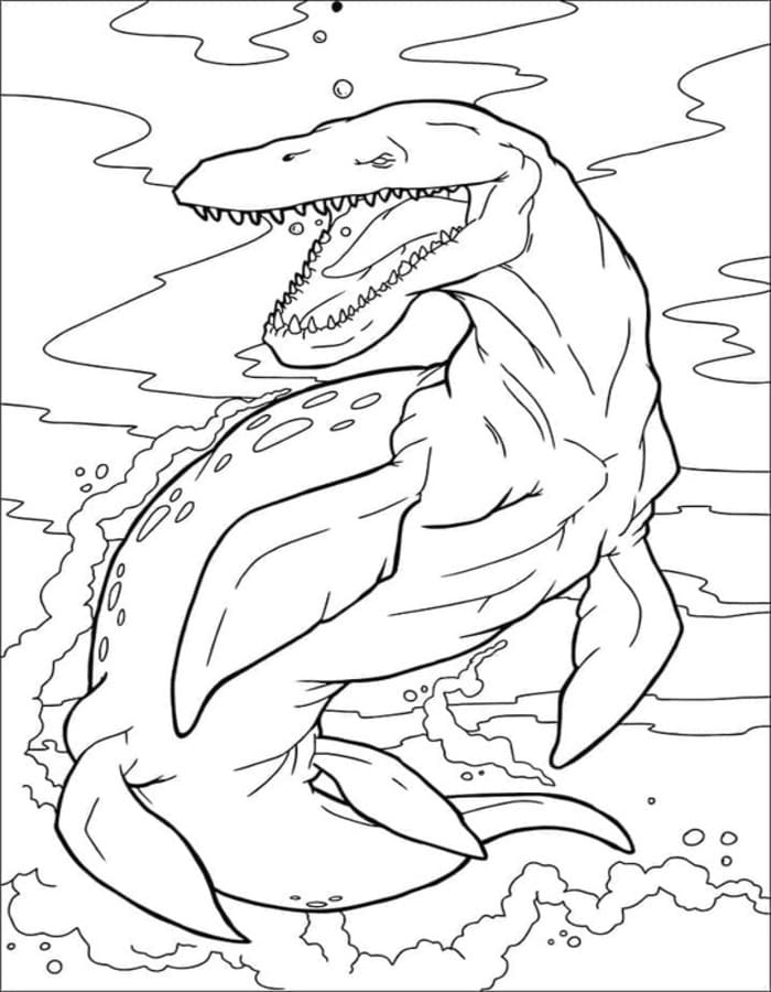 Mosasaurus voor kinderen