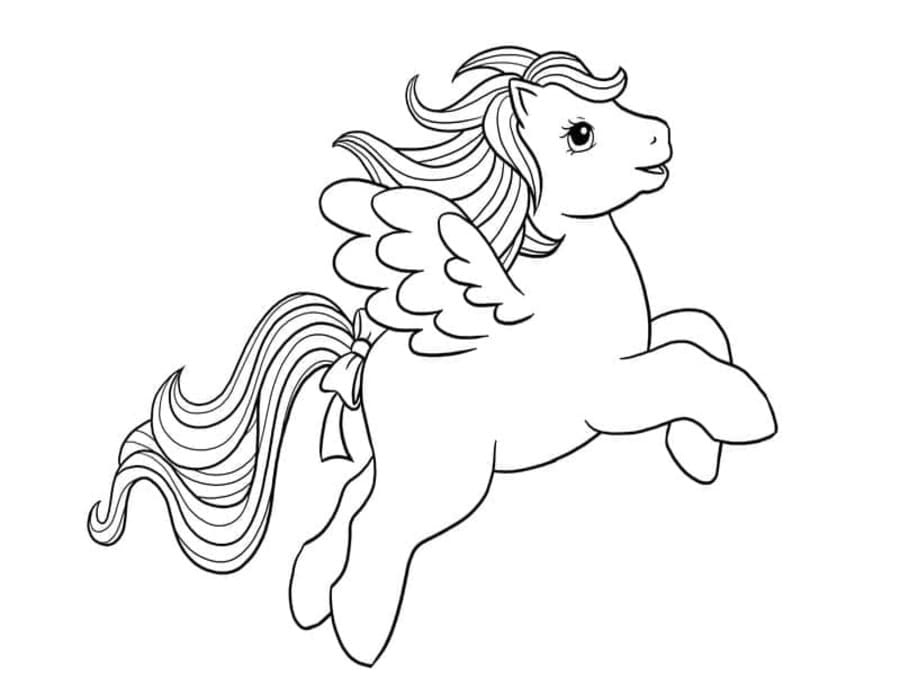 Pegasus afdrukbaar eenvoudig