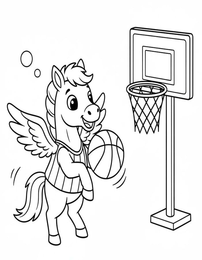 Pegasus afdrukbaar