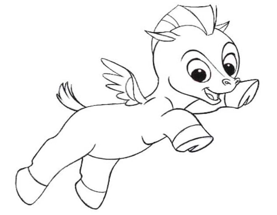 Pegasus gratis afdrukbaar