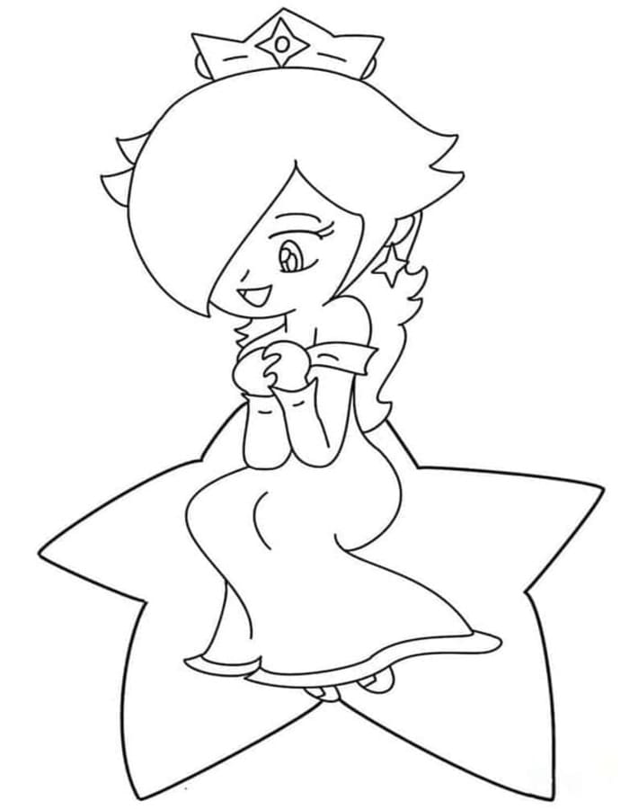 Rosalina afdrukbaar voor kinderen