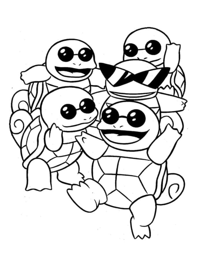 Squirtle gratis afdrukbaar voor kinderen