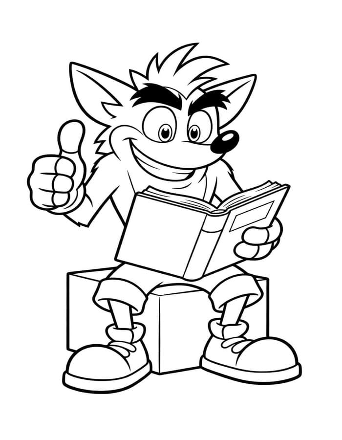 Tekenen Crash Bandicoot eenvoudig