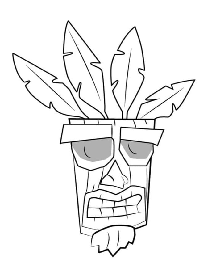 Tekenen Crash Bandicoot gratis simpel