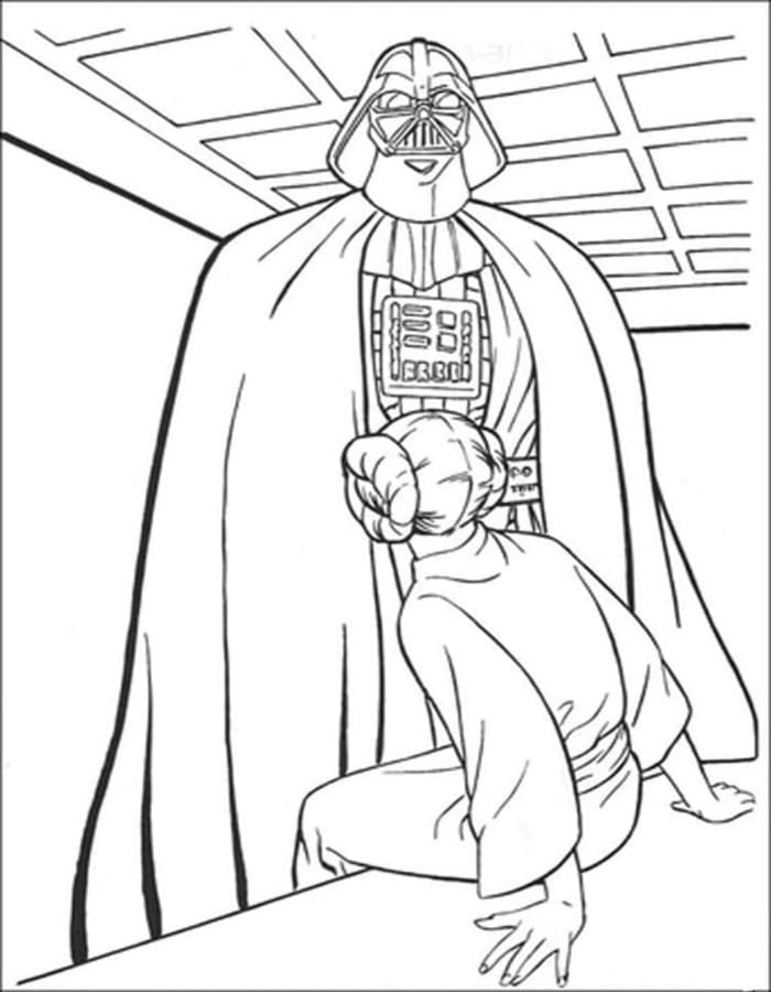 Tekenen Darth Vader gratis basis