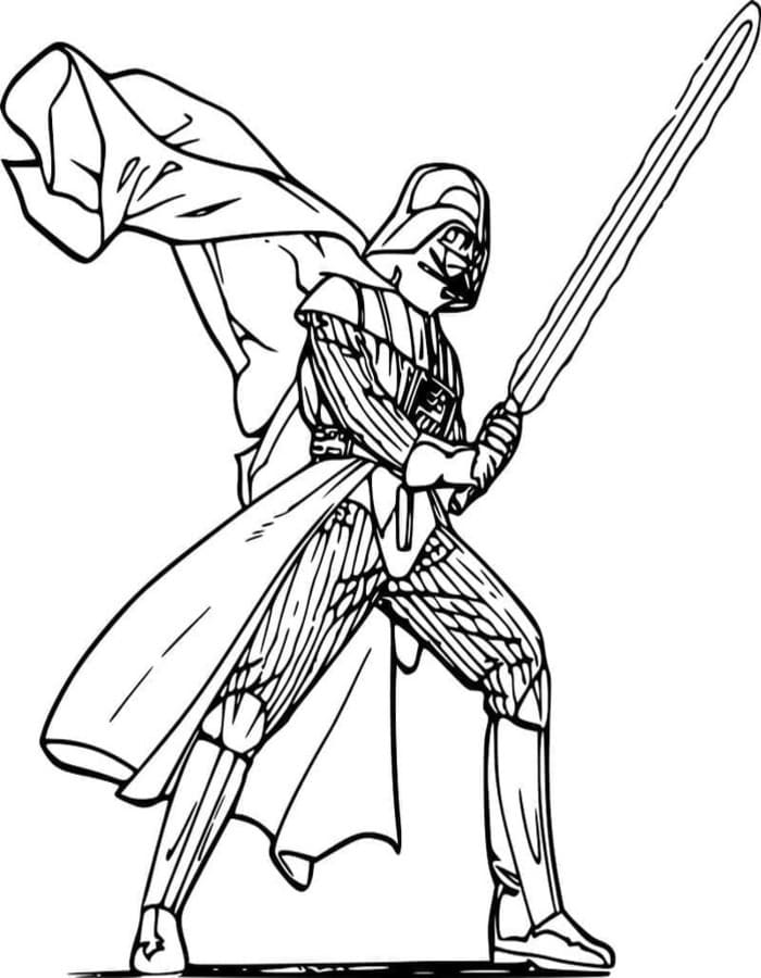Tekenen Darth Vader gratis