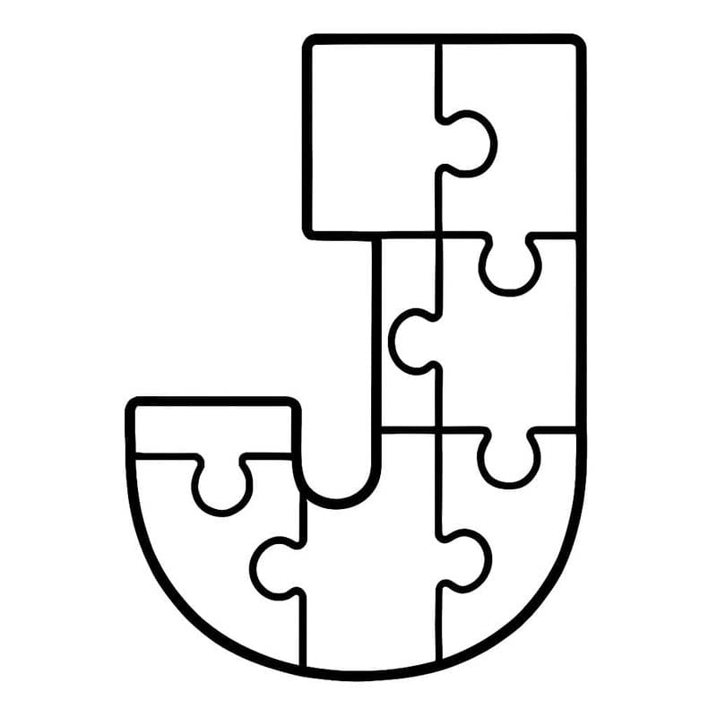 Tekenen Letter J basis