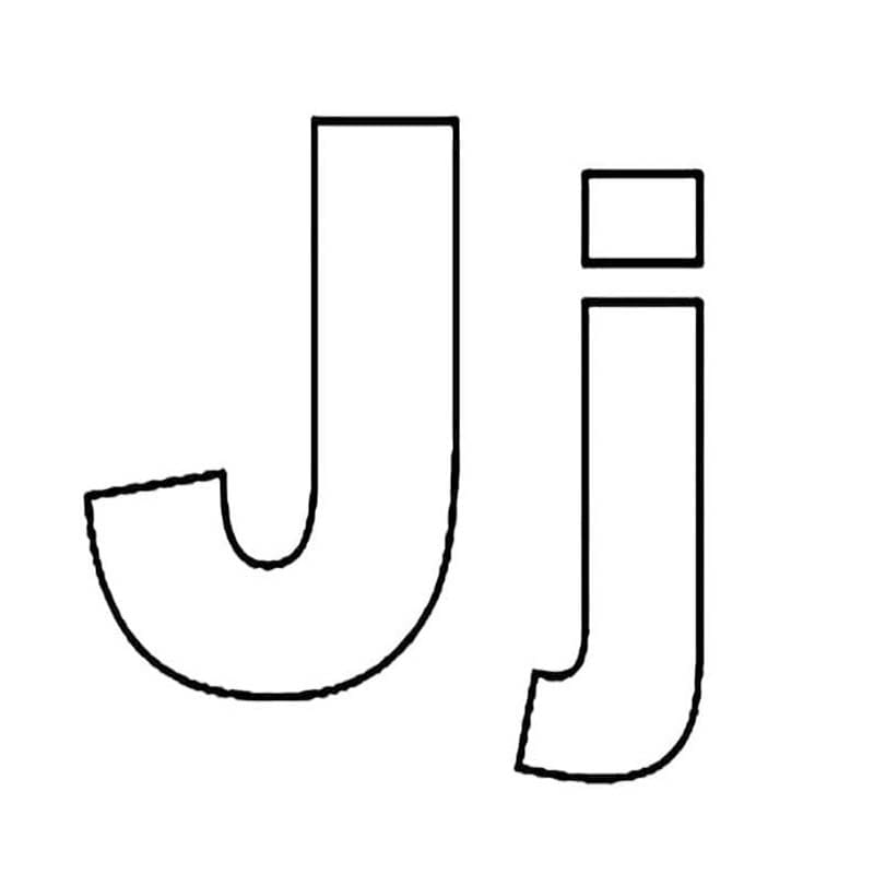 Tekenen Letter J gratis basis