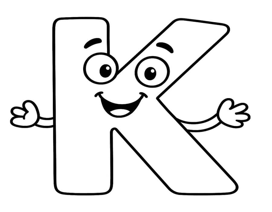 Tekenen Letter K
