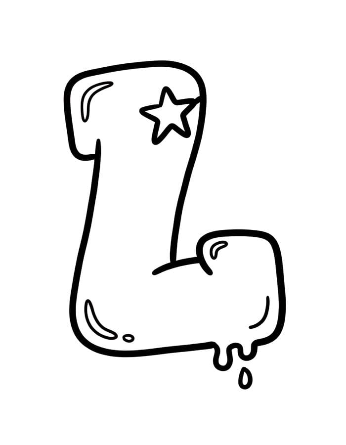 Tekenen Letter L