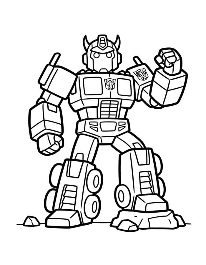 Tekenen Optimus Prime eenvoudig