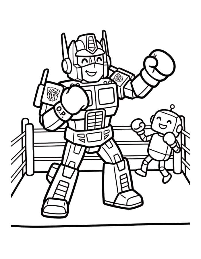 Tekenen Optimus Prime gratis