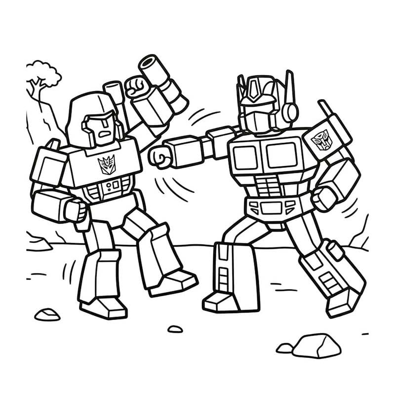 Tekenen Optimus Prime