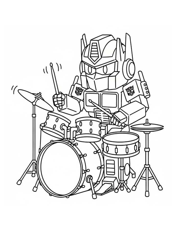 Tekenen Optimus Prime simpel