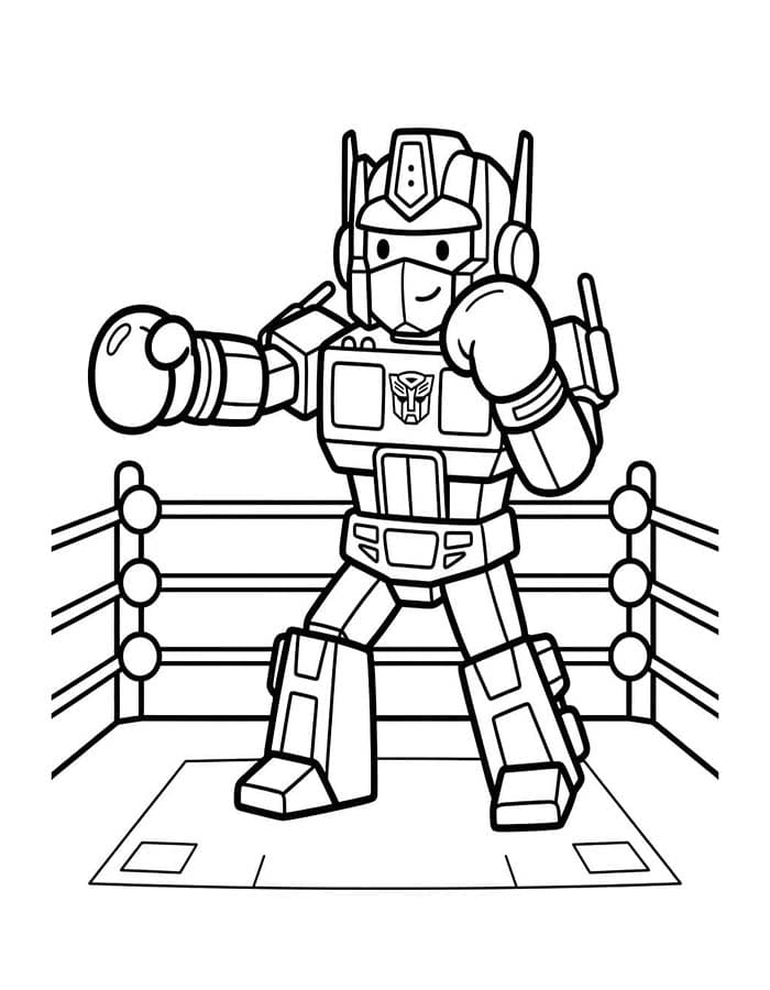 Tekenen Optimus Prime voor kinderen