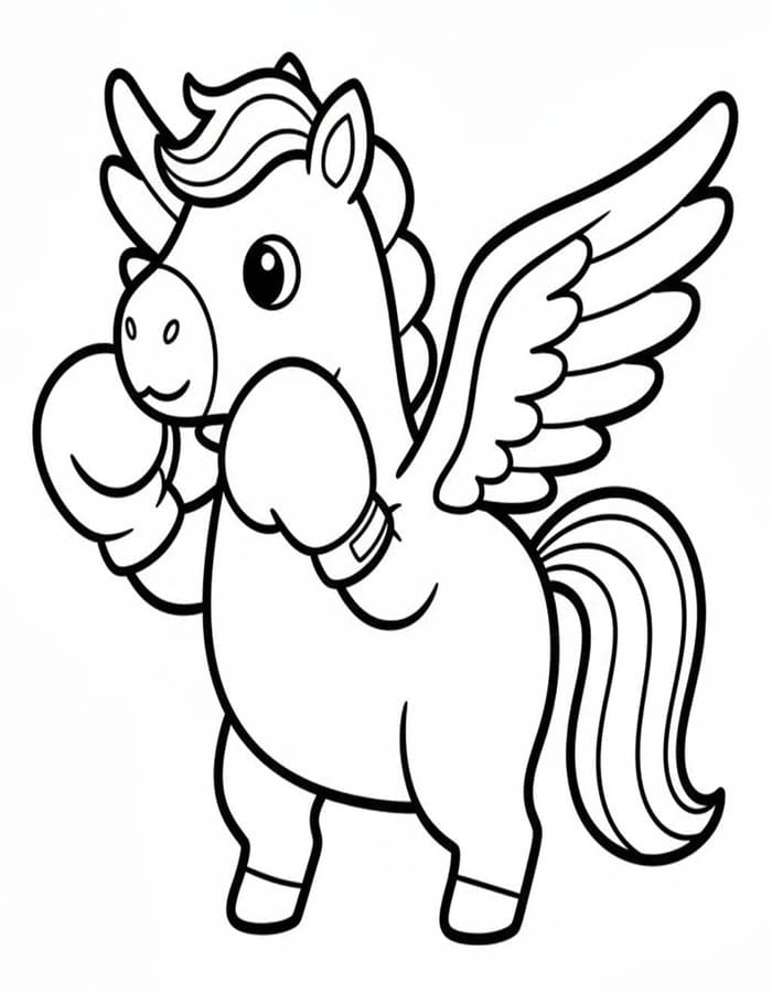 Tekenen Pegasus gratis