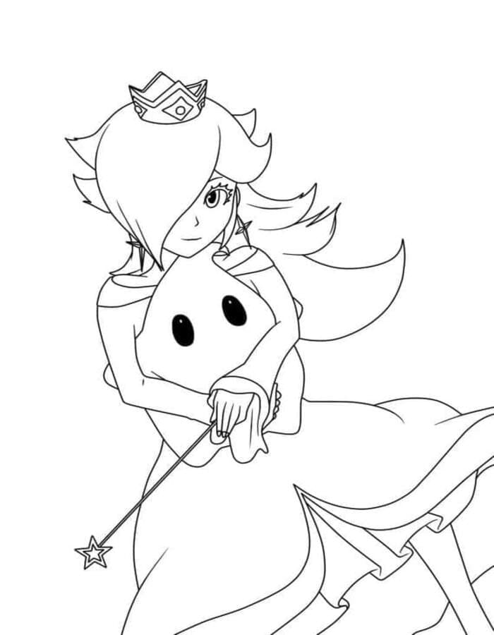 Tekenen Rosalina gratis basis