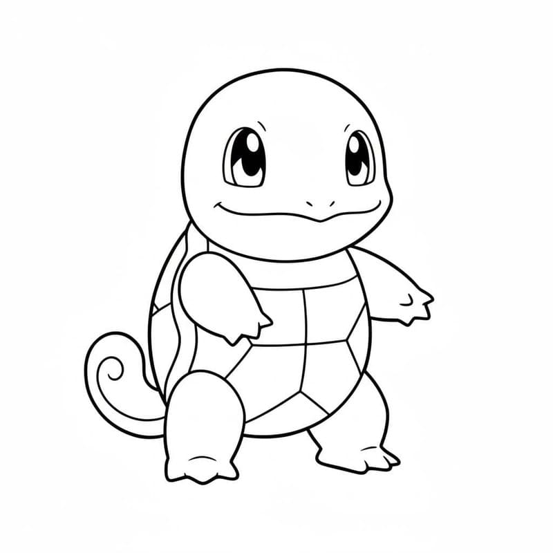 Tekenen Squirtle basis