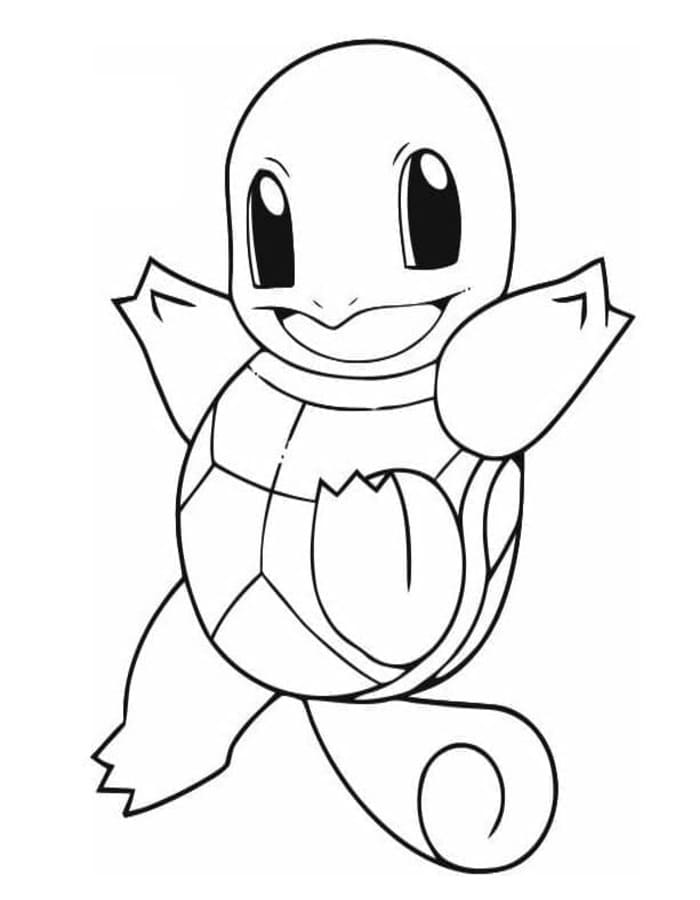 Tekenen Squirtle eenvoudig