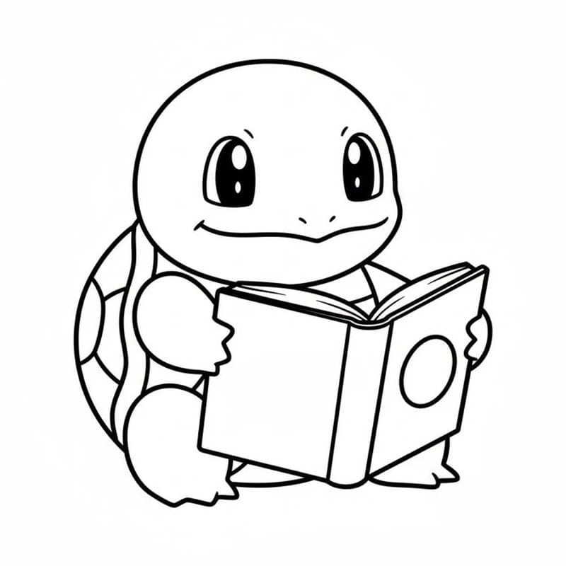 Tekenen Squirtle gratis simpel
