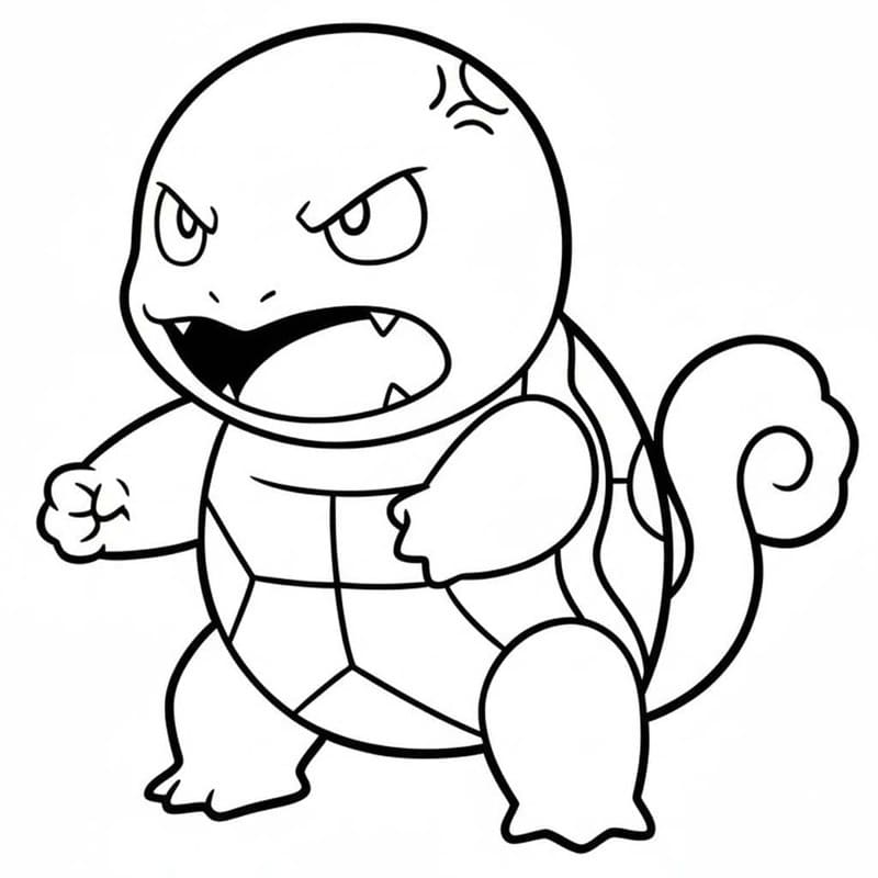 Tekenen Squirtle voor kinderen