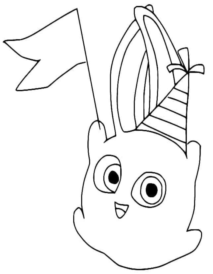 Tekenen Sunny Bunnies afdrukbaar basis
