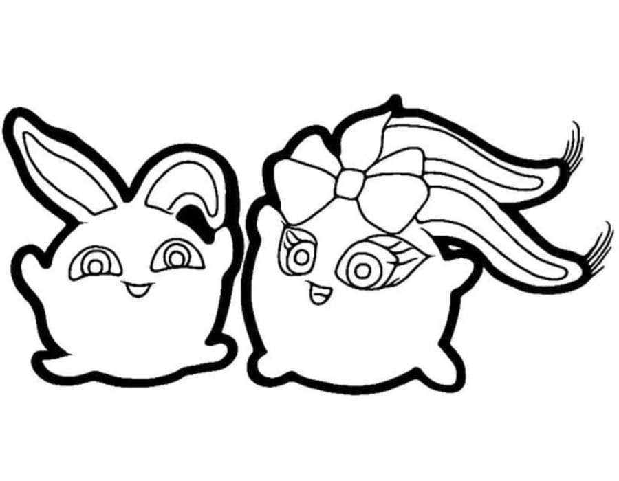 Tekenen Sunny Bunnies gratis afdrukbaar basis