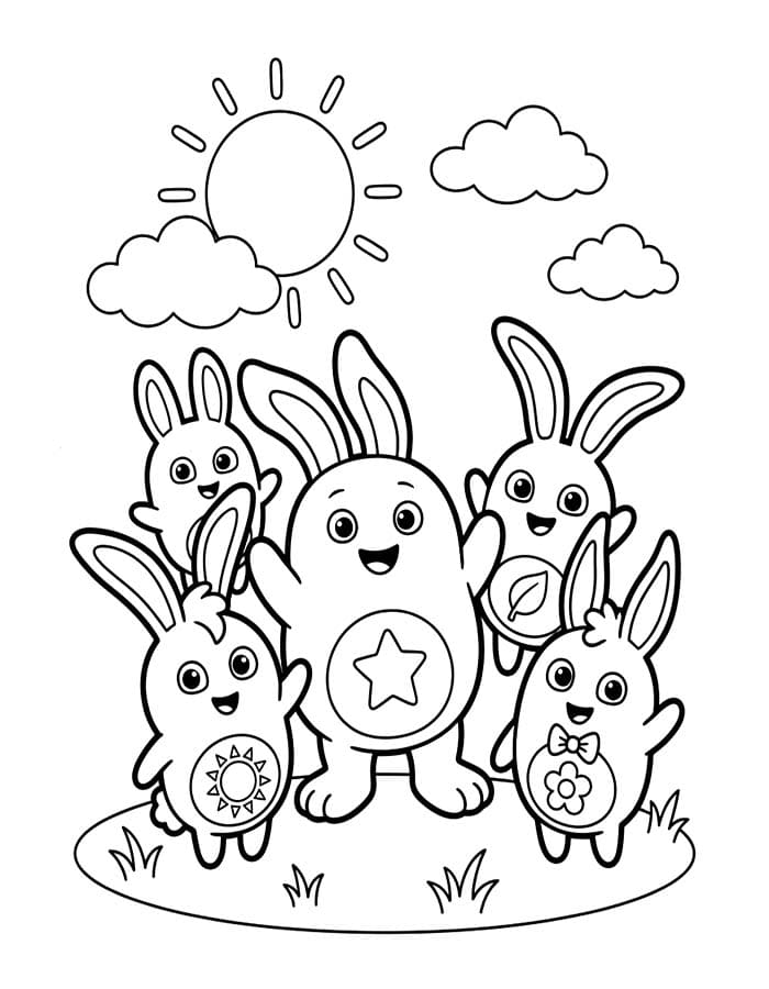Tekenen Sunny Bunnies
