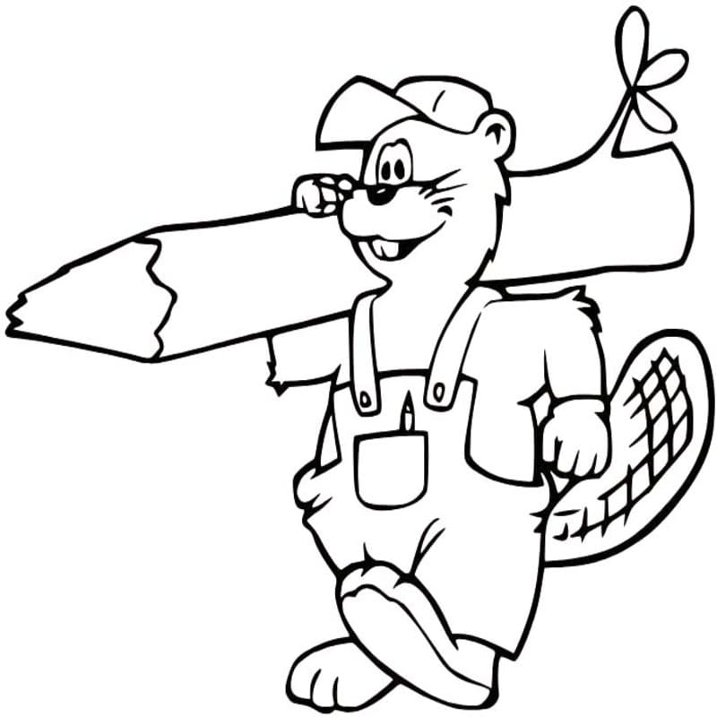 Afbeelding Bever gratis