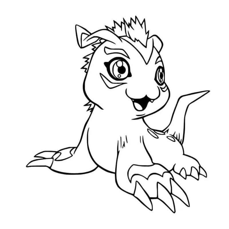 Afbeelding Digimon afdrukbaar