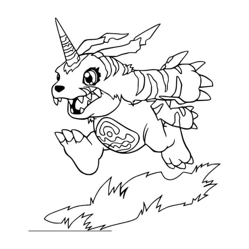 Afbeelding Digimon gratis afdrukbaar
