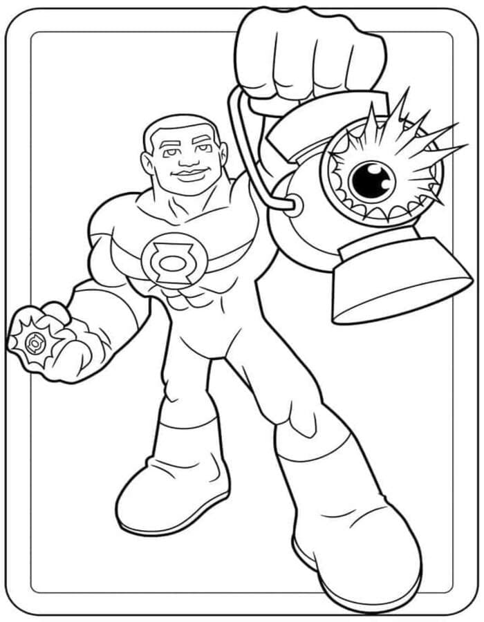 Afbeelding Green Lantern printbaar