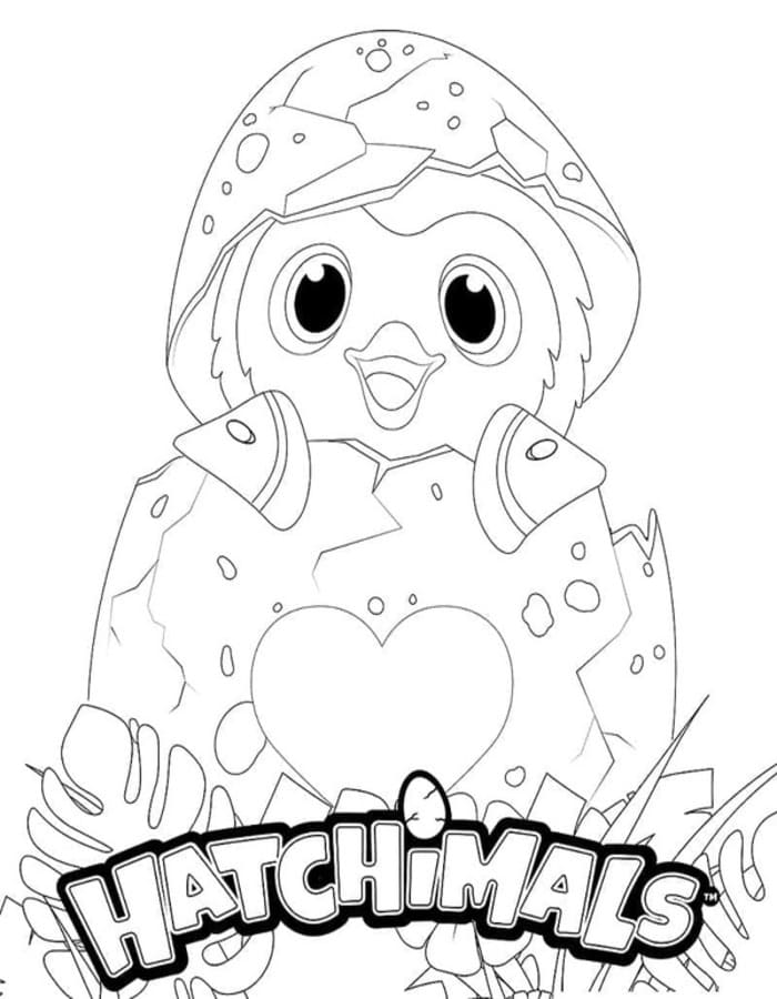 Afbeelding Hatchimals gratis afdrukbaar