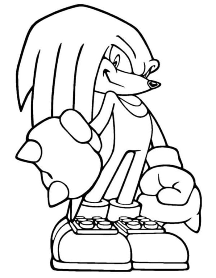 Afbeelding Knuckles printbaar