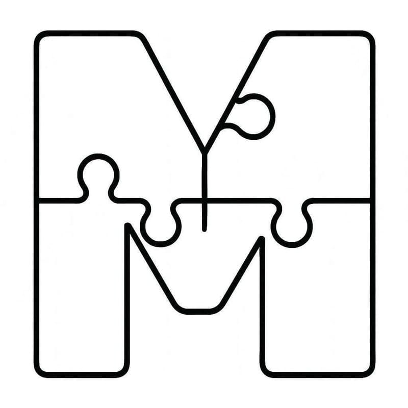 Afbeelding Letter M gratis