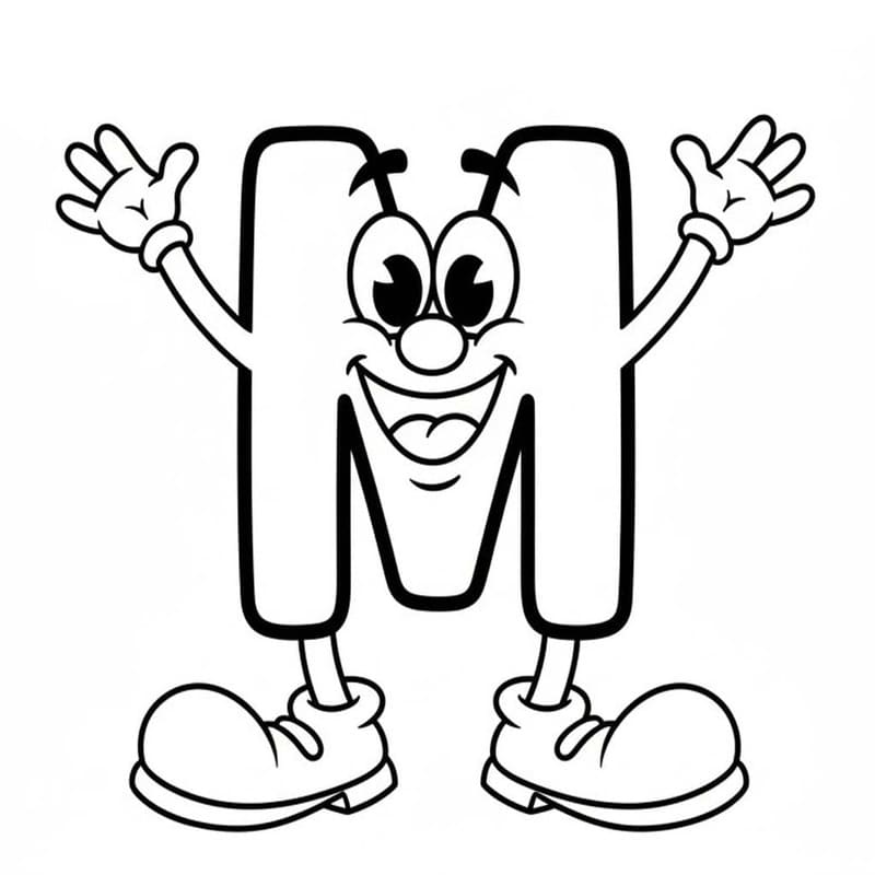 Afbeelding Letter M