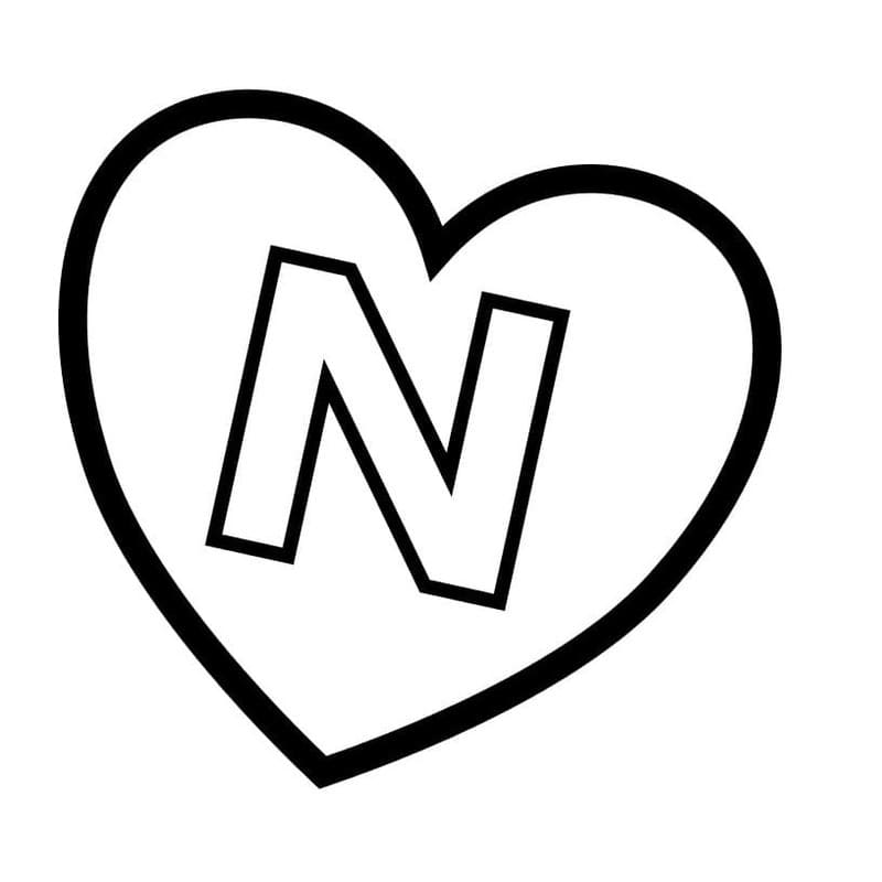 Afbeelding Letter N