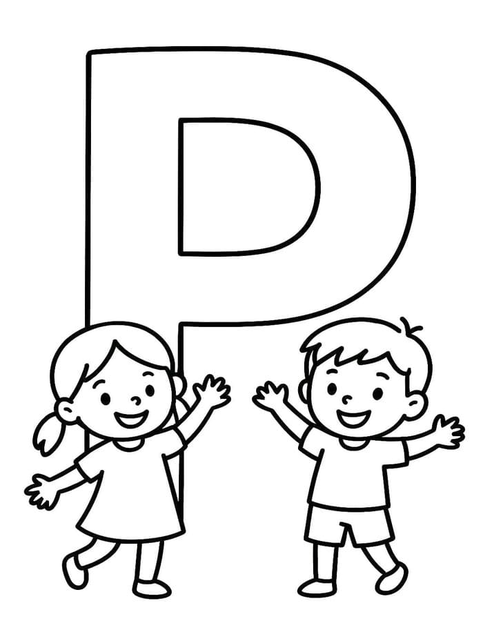 Afbeelding Letter P gratis