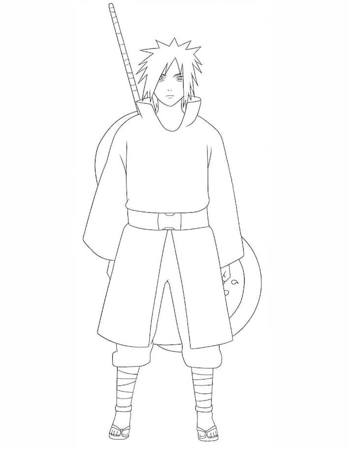 Afbeelding Madara Uchiha printbaar